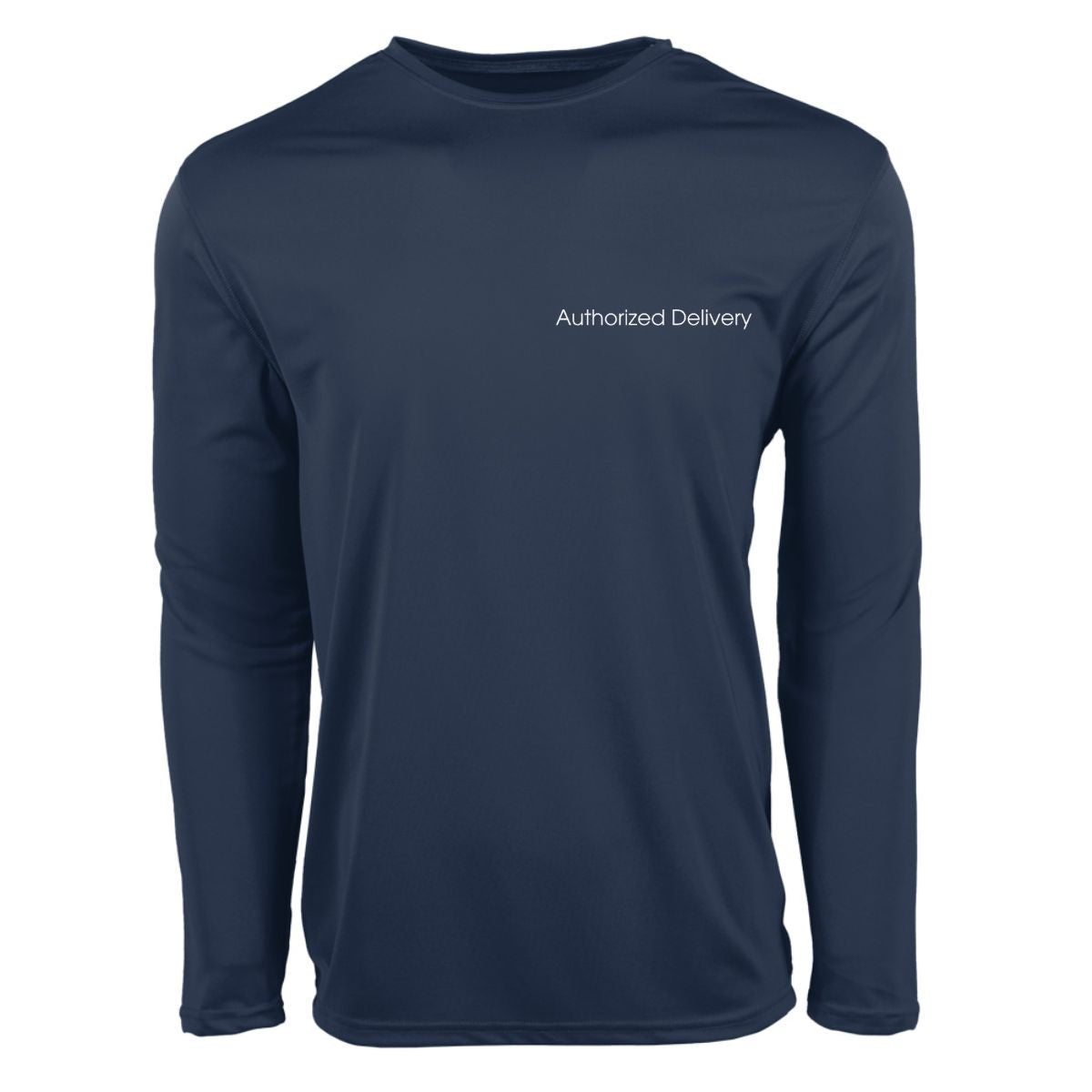 Authorized Delivery Long Sleeve Tee, Navy