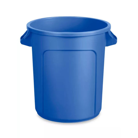 Trash Can - 55 Gallon, Blue