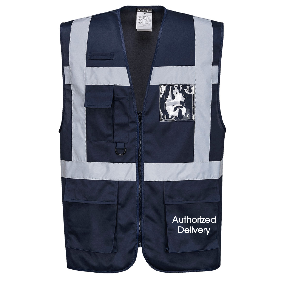 Authorized Delivery Safety Vest, Navy