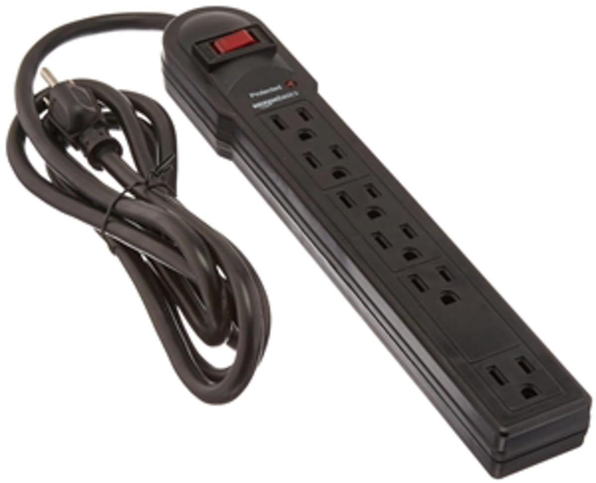 6 ft Power Strip, 6 Outlet
