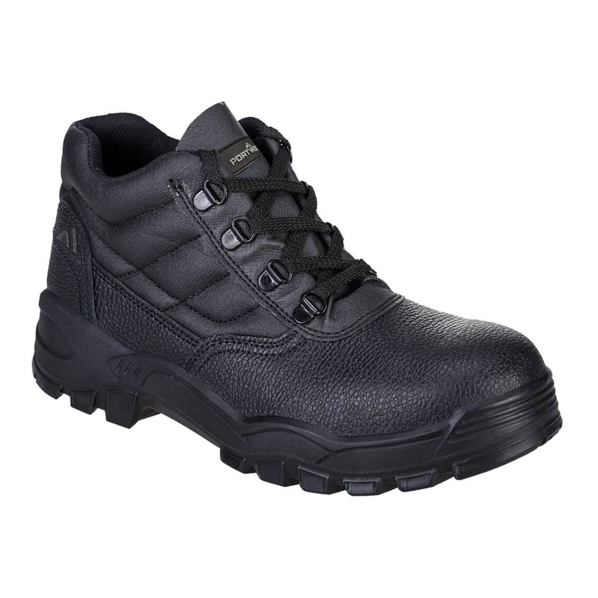 Steel Toe Work Boots, Black