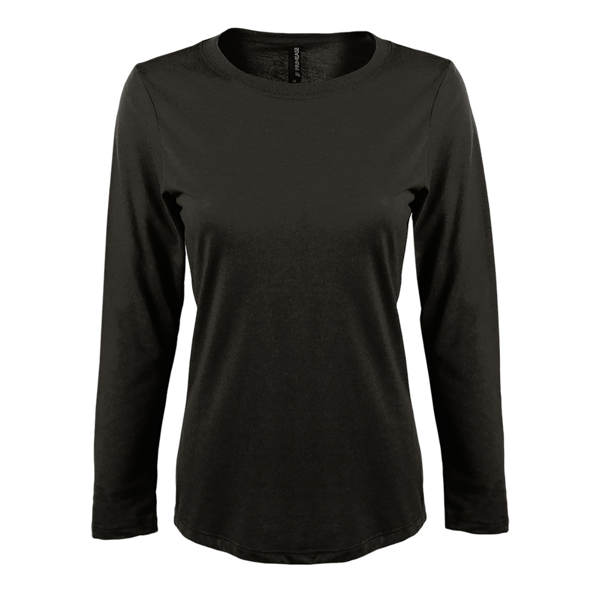 Ladies' Tri-Blend Long Sleeve Undershirt, White, view 3